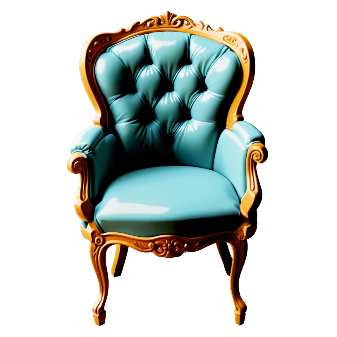 Vintage chair, furniture sticker