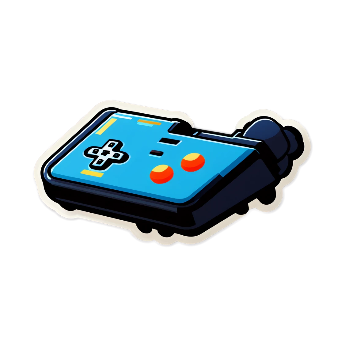 Gaming sticker, 8-bit style