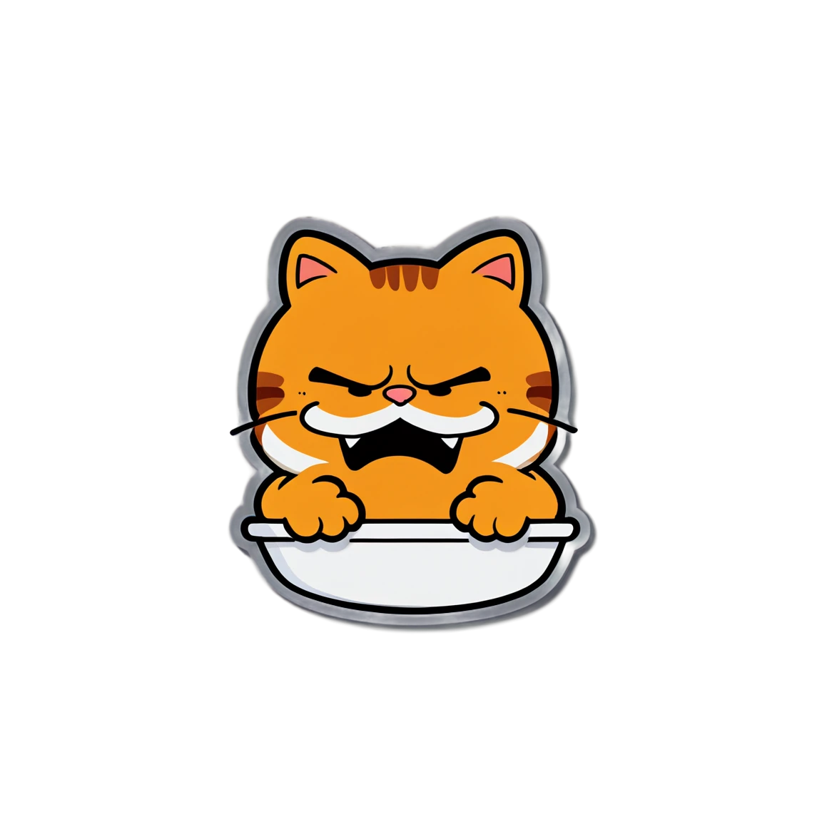 Garfield disliking Mondays, Garfield sticker