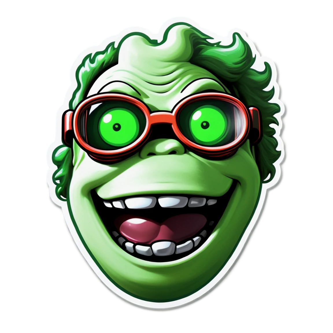 Ghostbusters in ecto goggles, Ghostbusters sticker