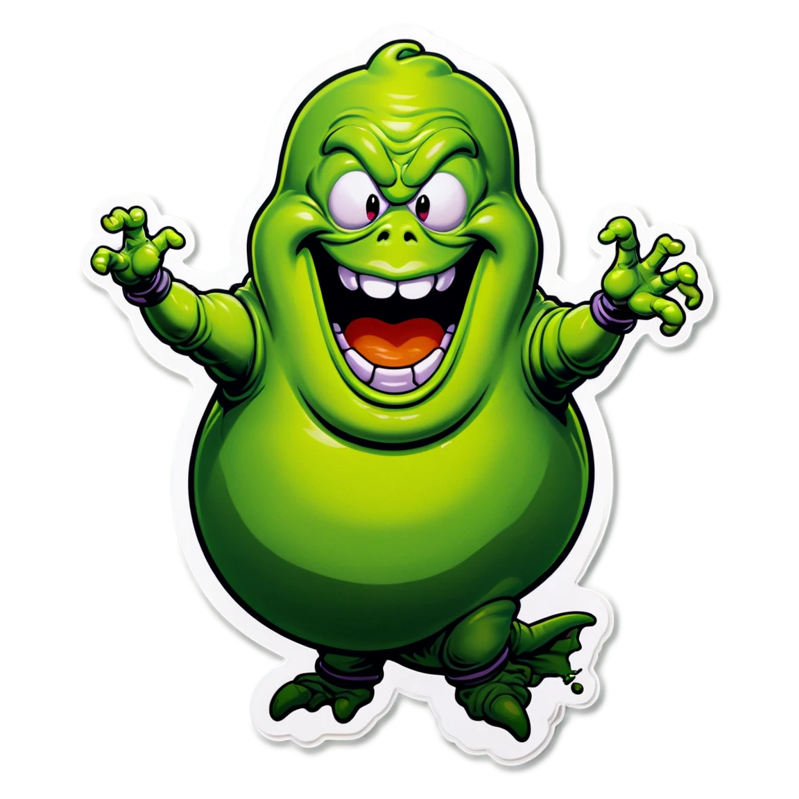 Ghostbusters with Slimer, Ghostbusters sticker