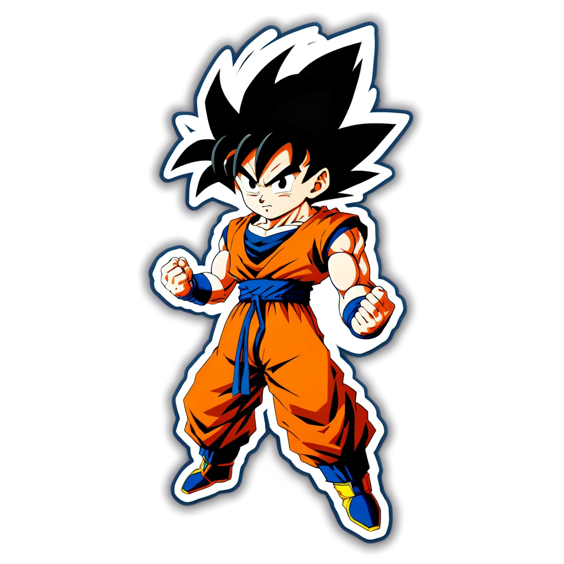 Goku Super Saiyan, anime sticker, Goku sticker