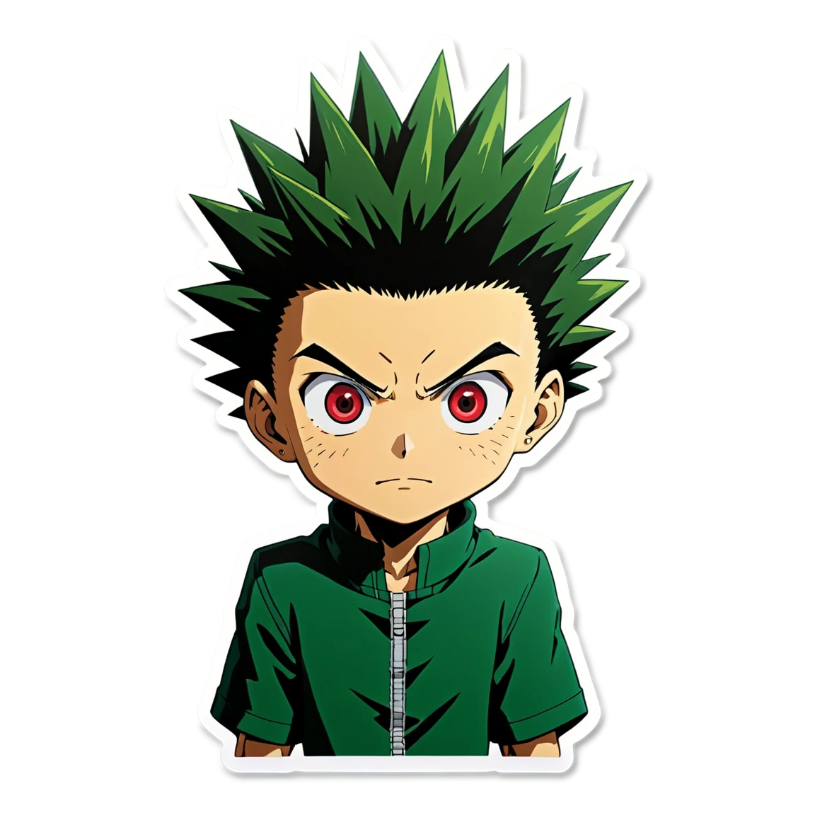 Gon smiling, Gon sticker