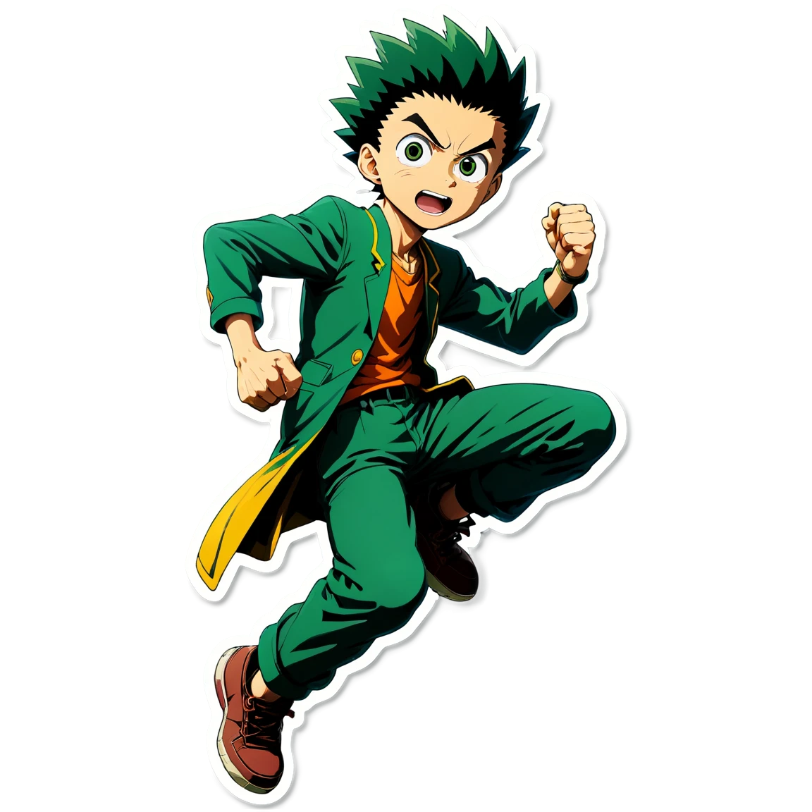 Gon with friends, Gon sticker