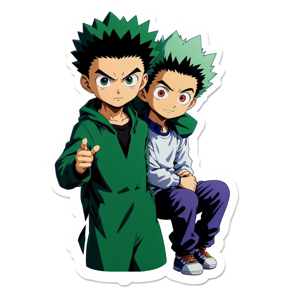 Gon exploring, Gon sticker