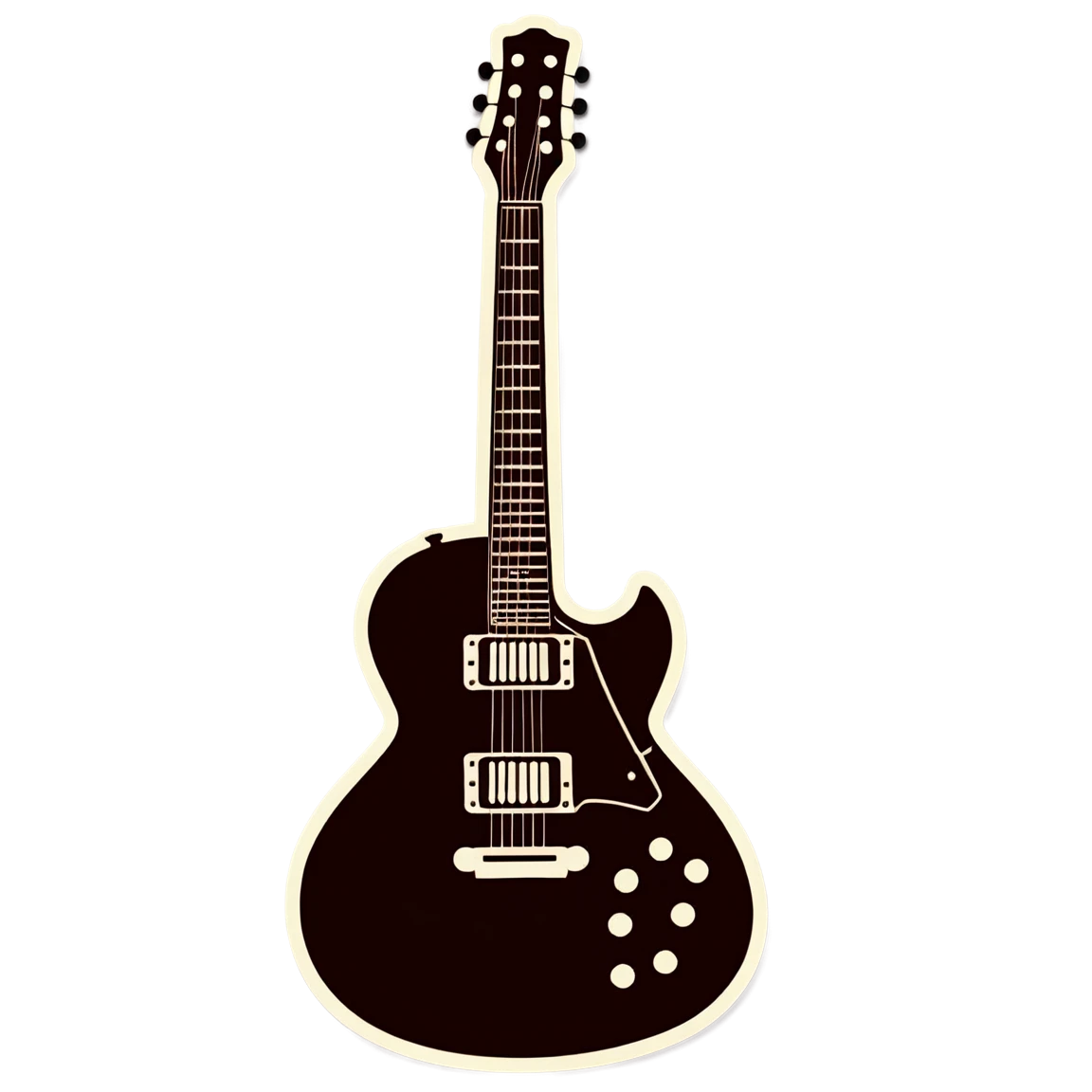 Guitar sticker