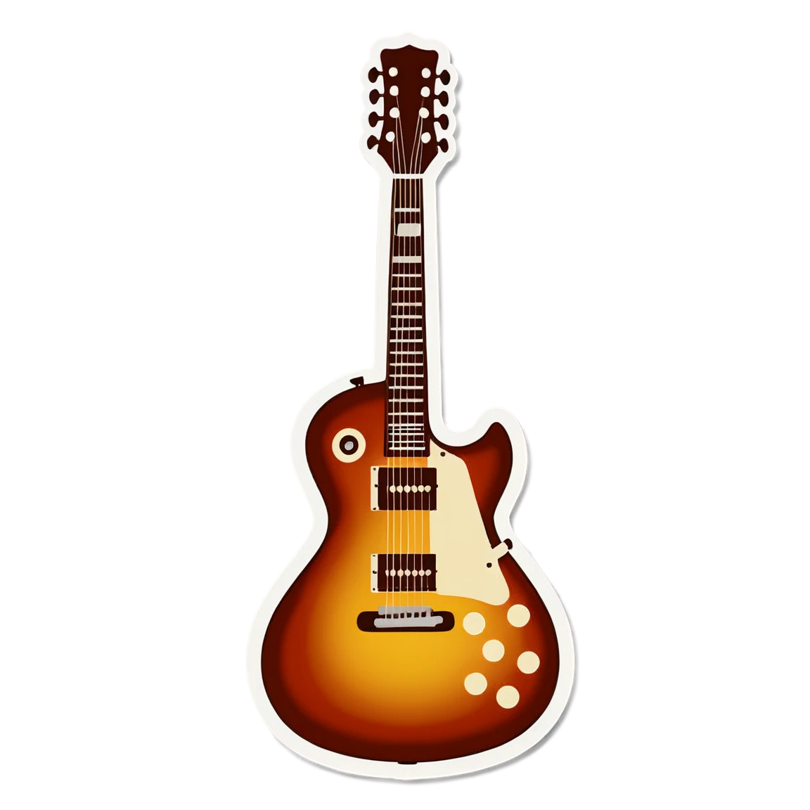 Vintage guitar sticker