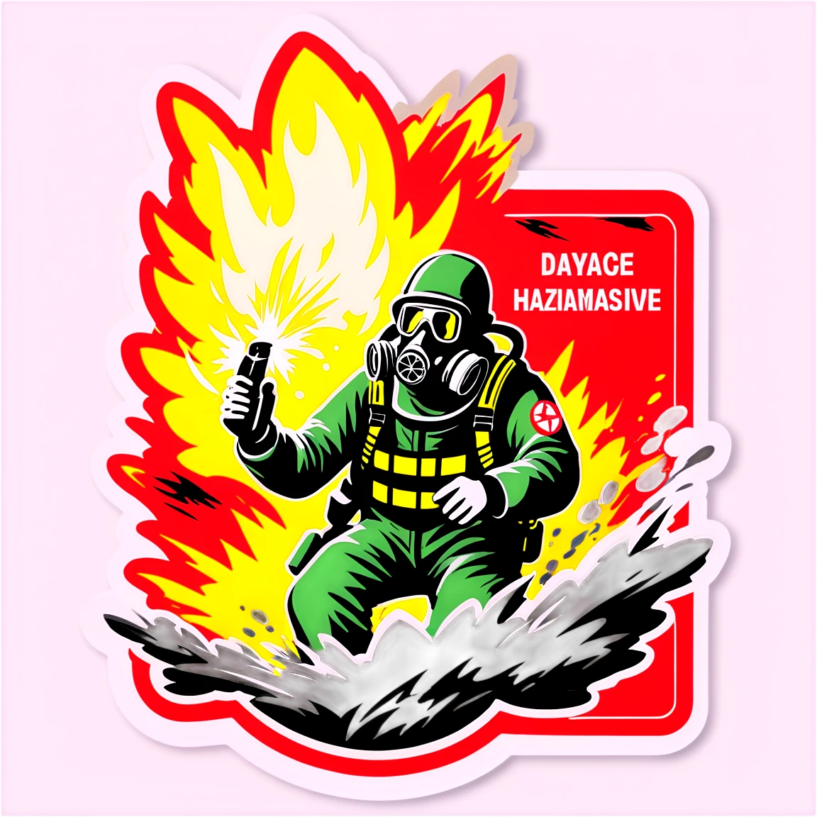 Hazmat sticker explosive