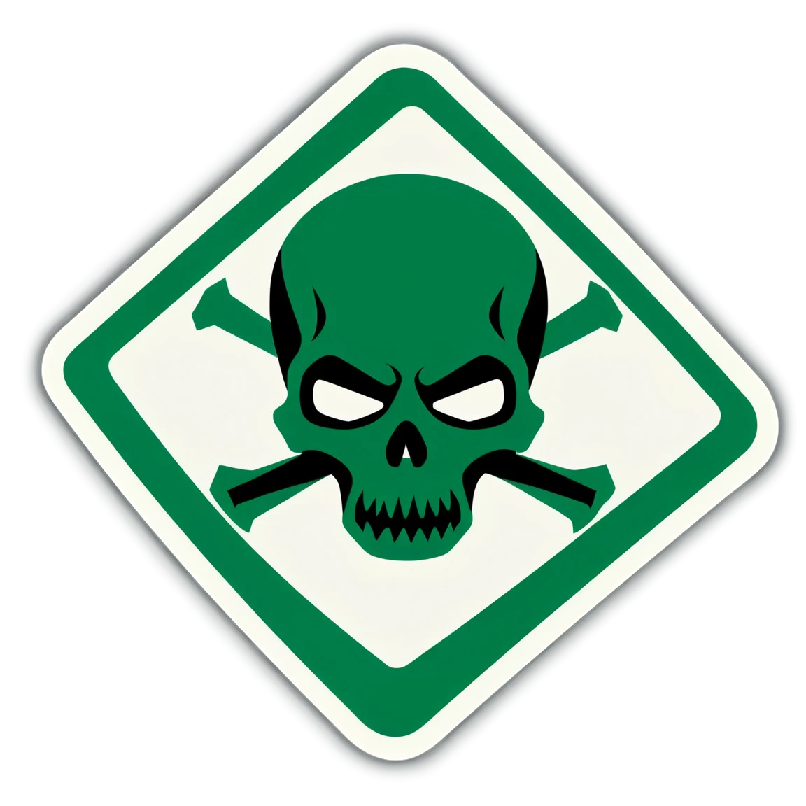 Hazmat sticker environmentally hazardous