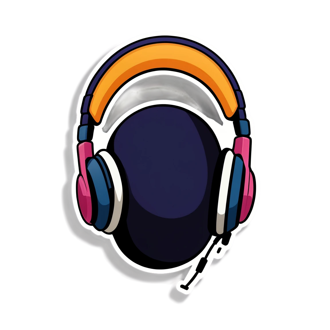 headphone stickers example