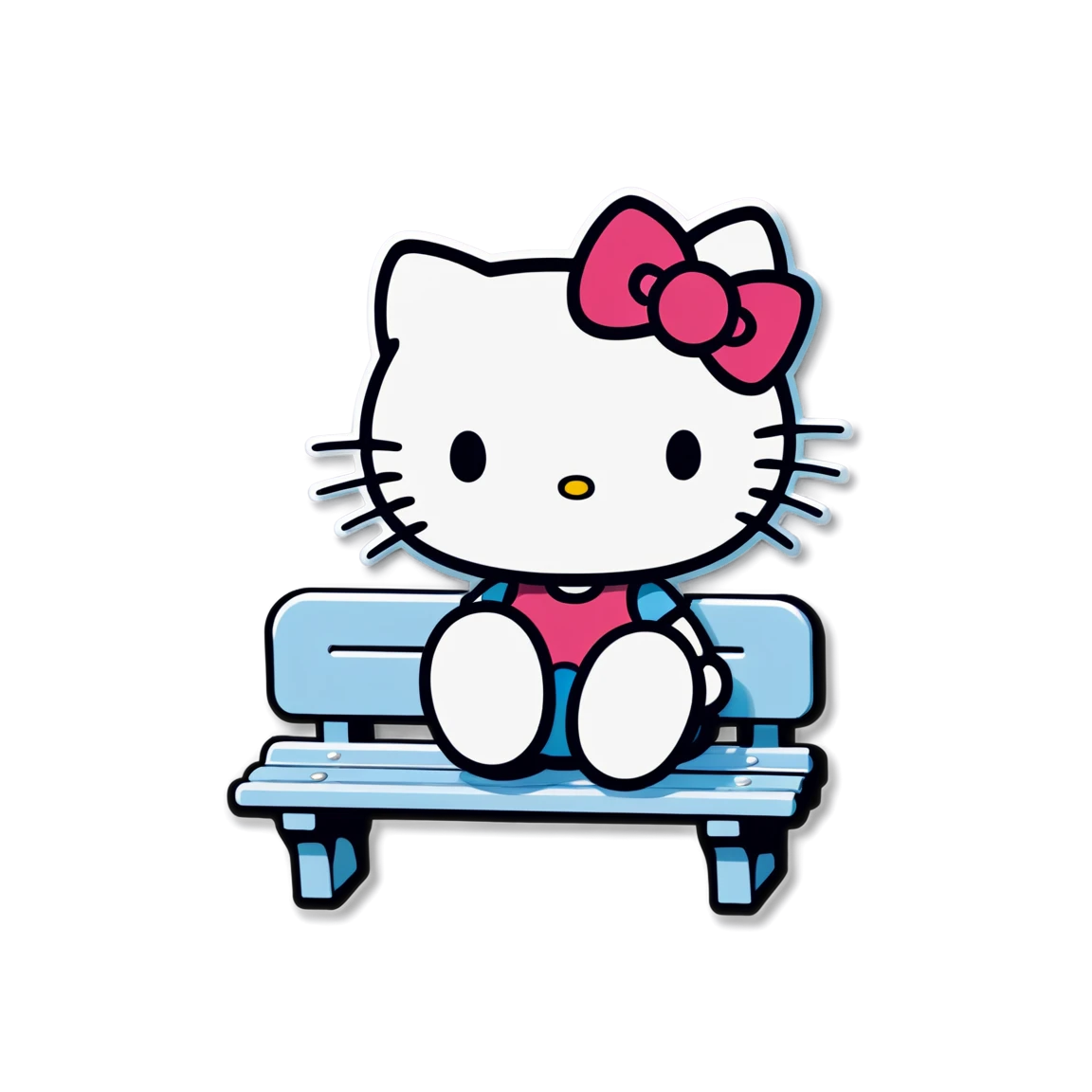 Cute hello-kitty sticker, hello kitty sticker