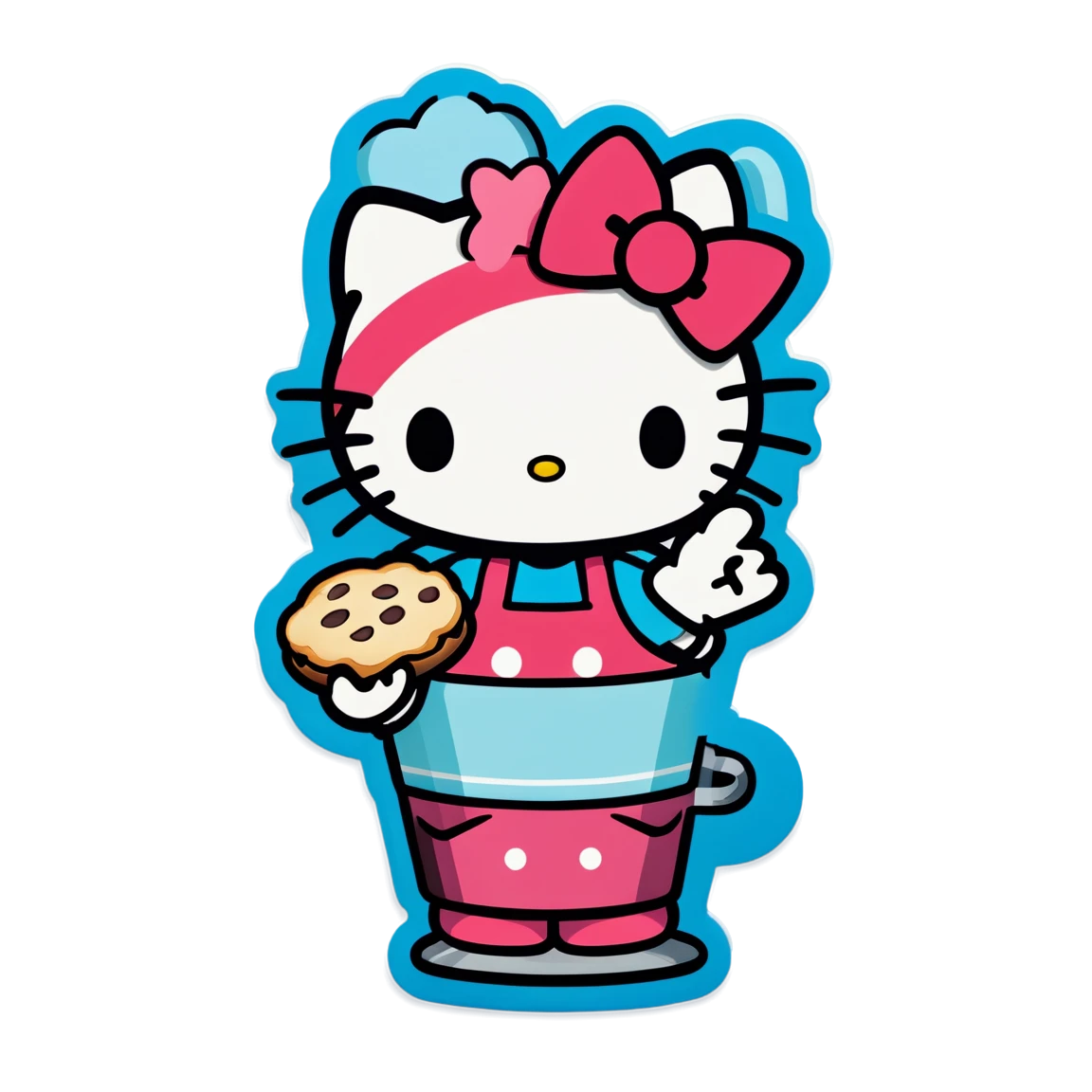 Cute hello-kitty sticker, hello kitty sticker