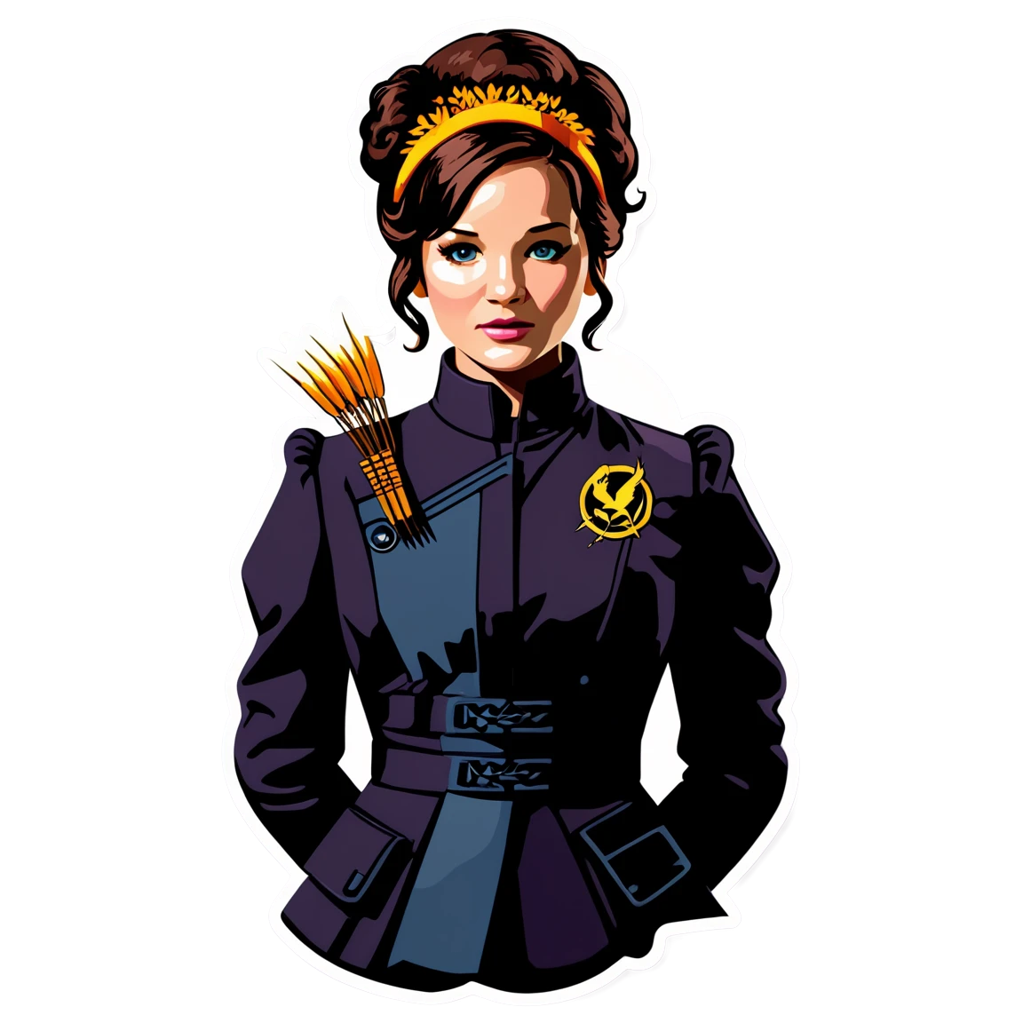 Hunger Games with Effie Trinket, Hunger Games sticker