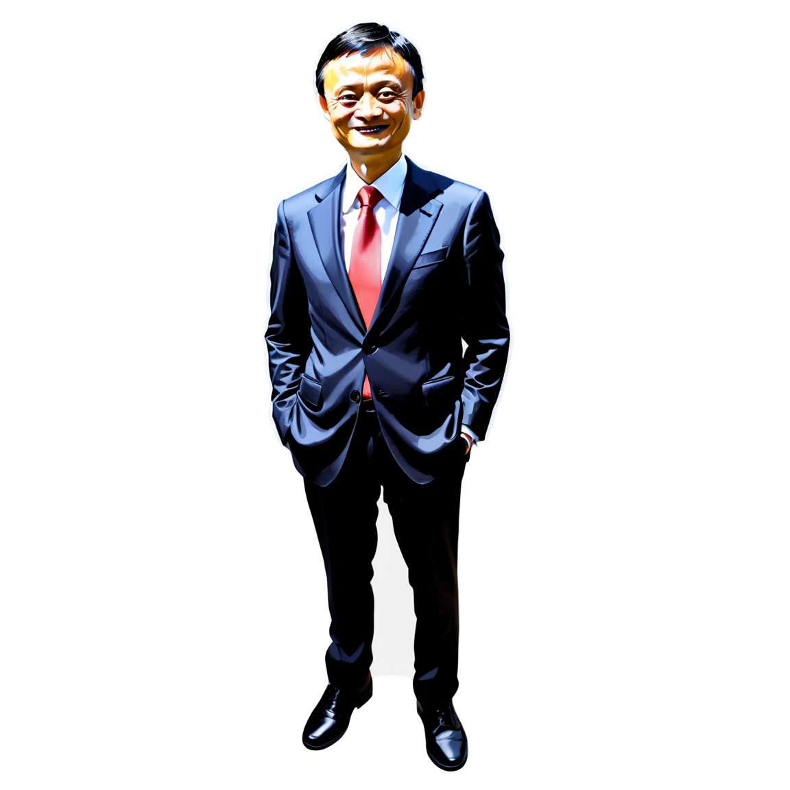 Jack Ma with suit, Jack Ma sticker