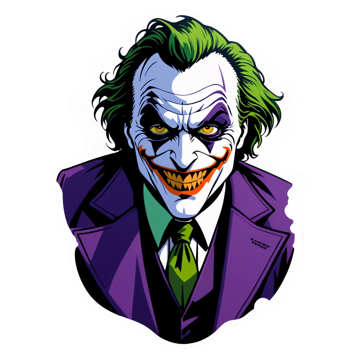 Joker in Gotham City, Joker sticker