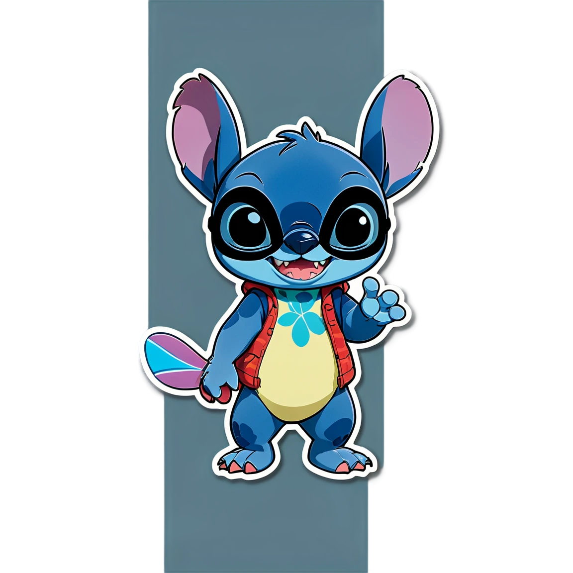 Lilo and Stitch sticker wearing sunglasses