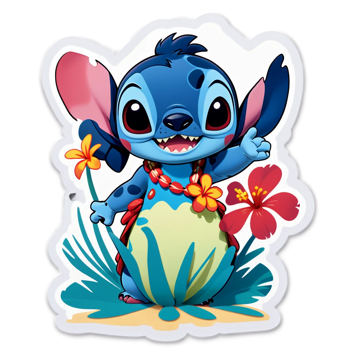 Lilo and Stitch sticker in Hawaii