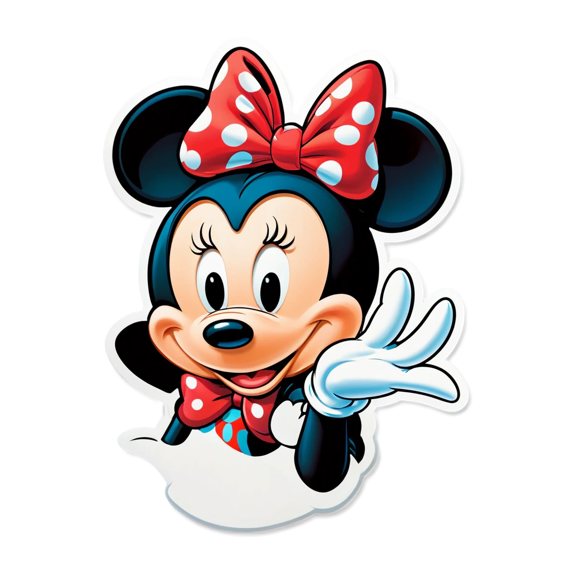 minnie mouse stickers example