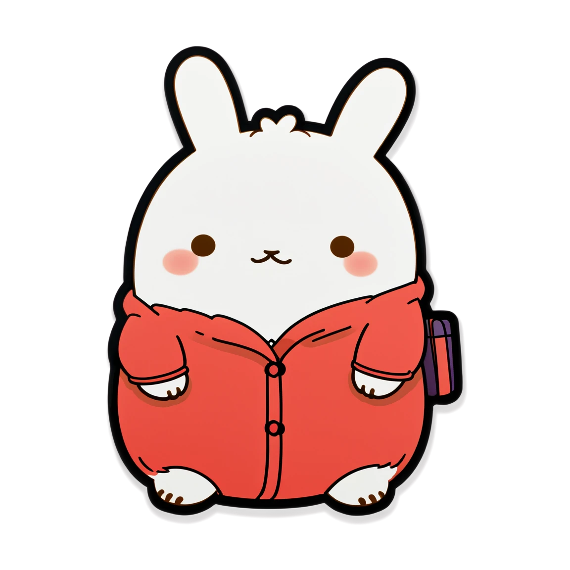 Molang in pajamas, Molang sticker