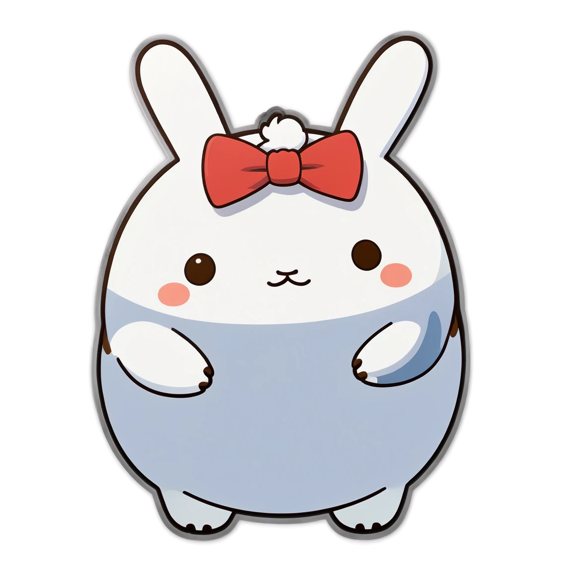 Molang with a bowtie, Molang sticker