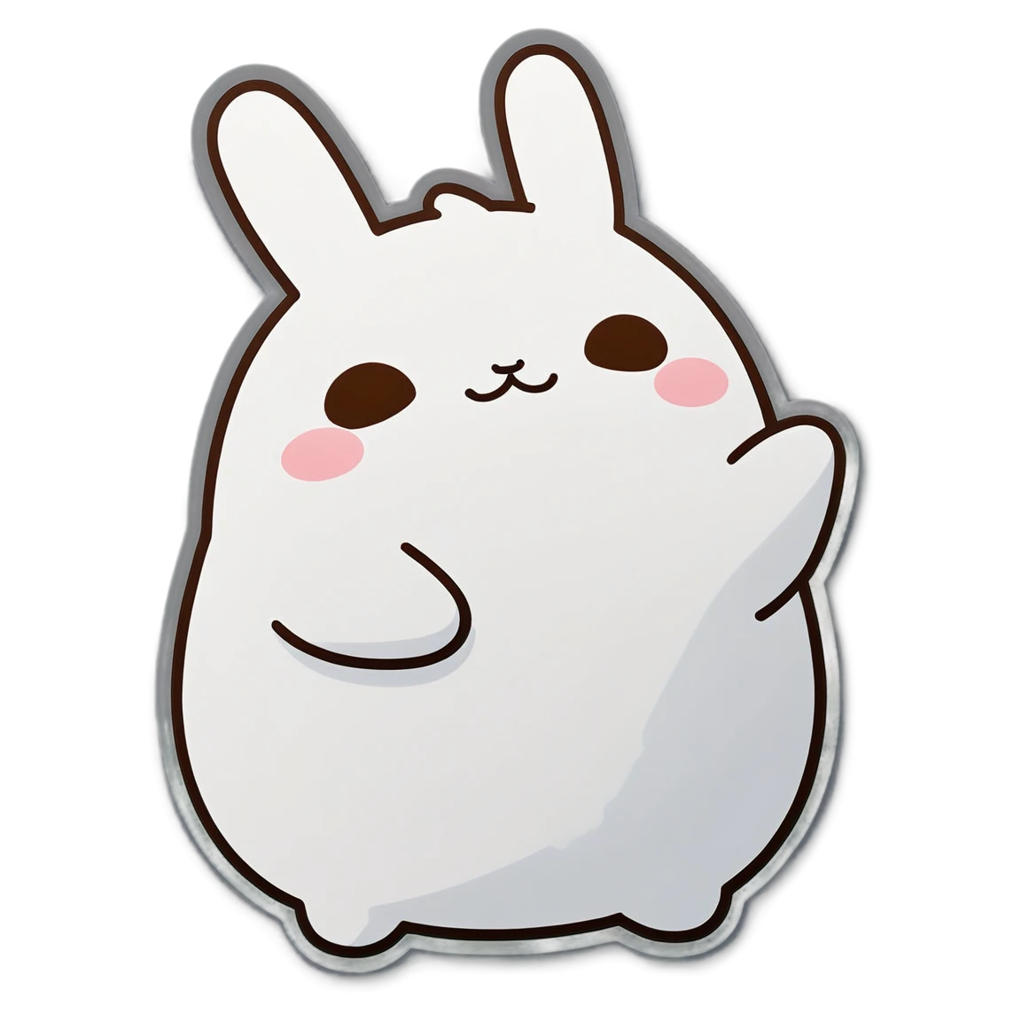 Molang cuddling, Molang sticker