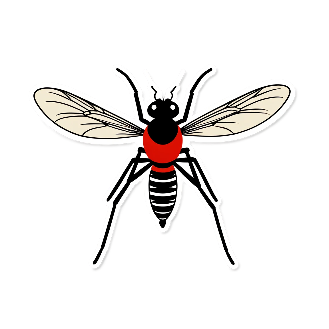 Mosquito sticker