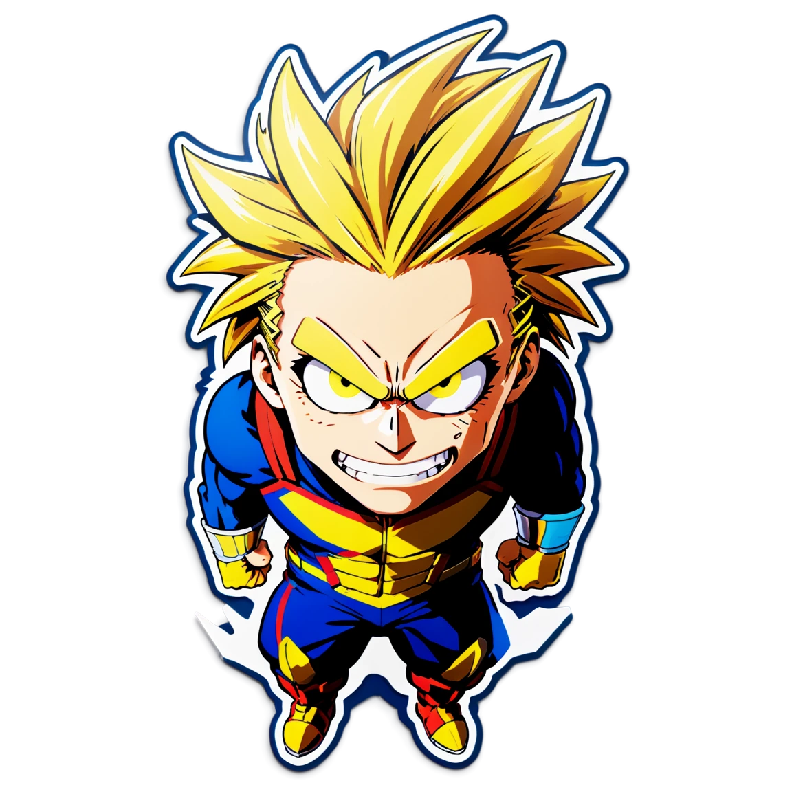 My Hero Academia All Might, hero sticker, My Hero Academia sticker