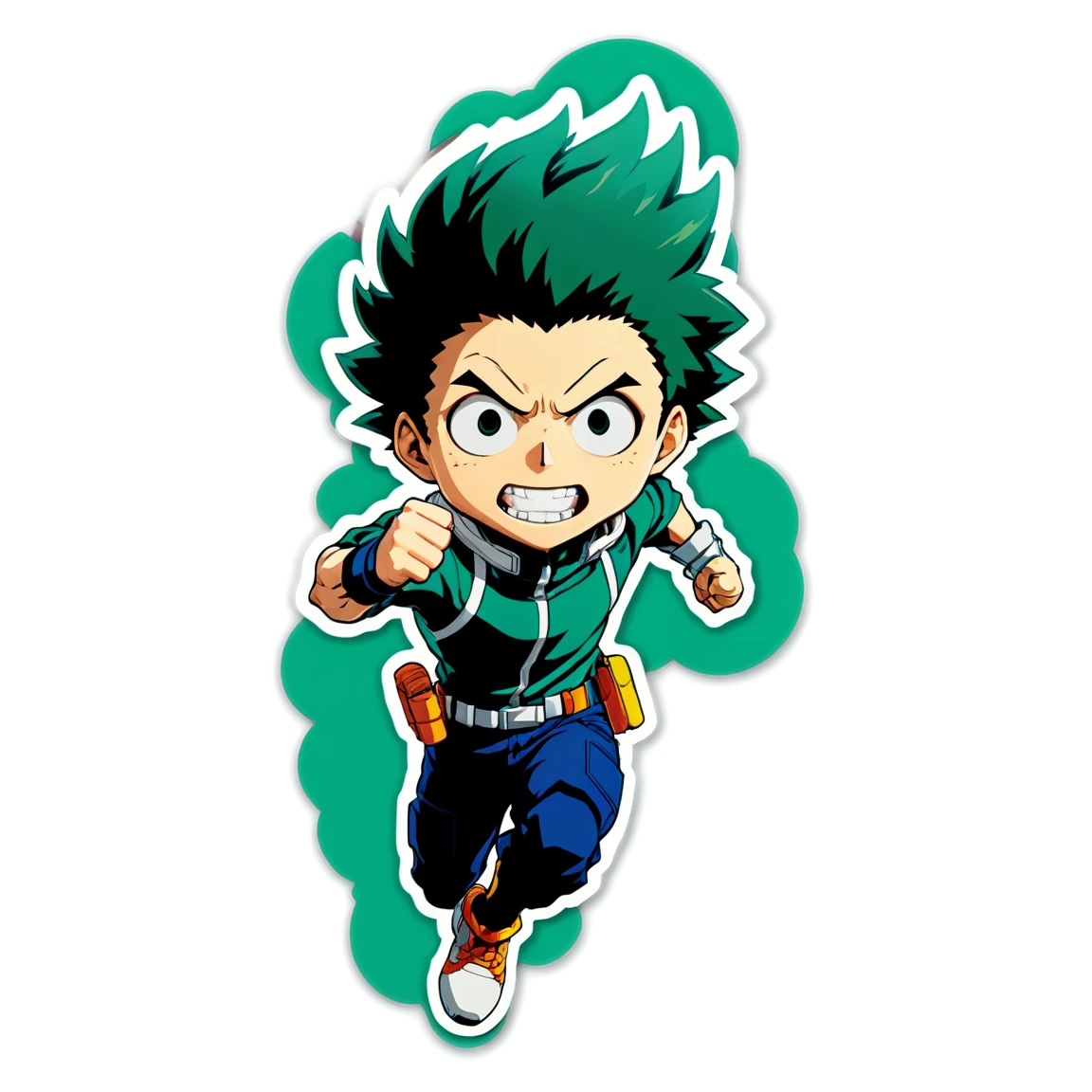 My Hero Academia Iida running fast, hero sticker, My Hero Academia sticker