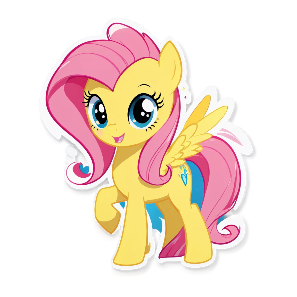 My Little Pony with Fluttershy, My Little Pony sticker