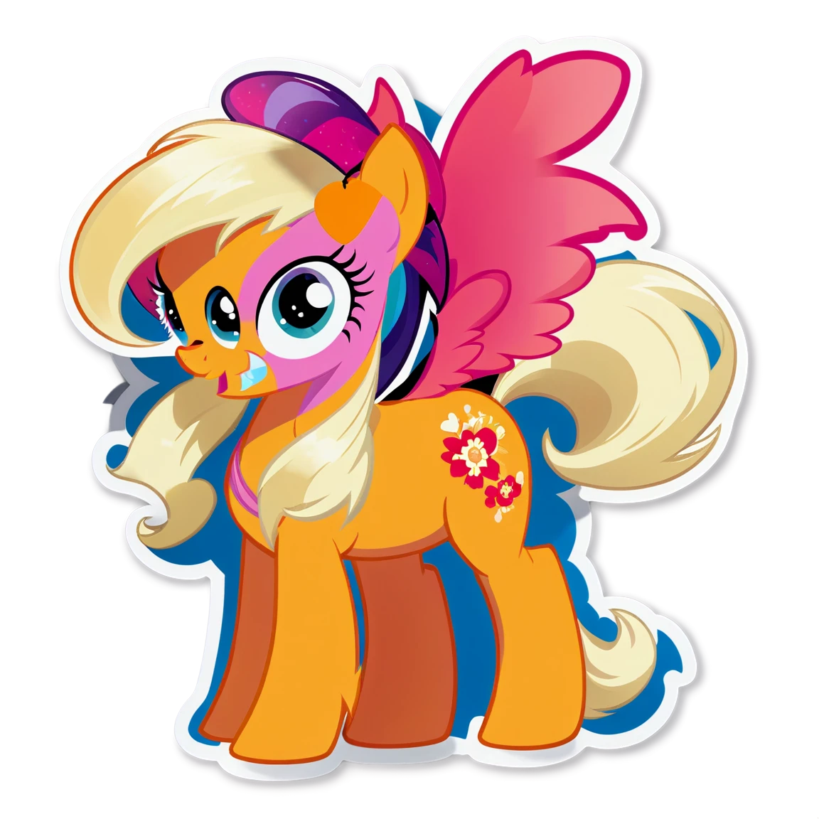 My Little Pony with Applejack, My Little Pony sticker