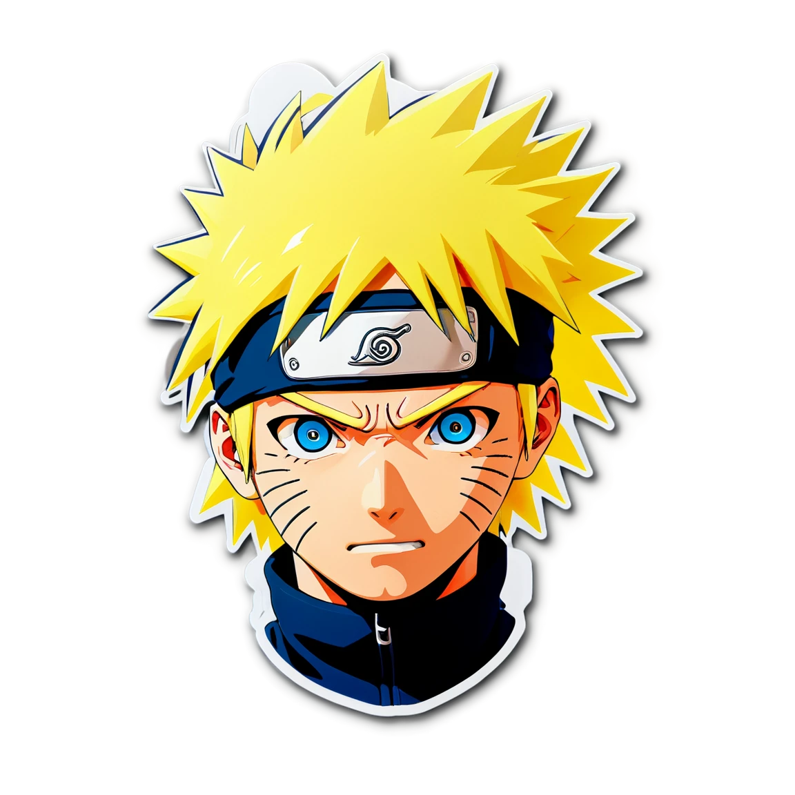 Naruto sticker with headband