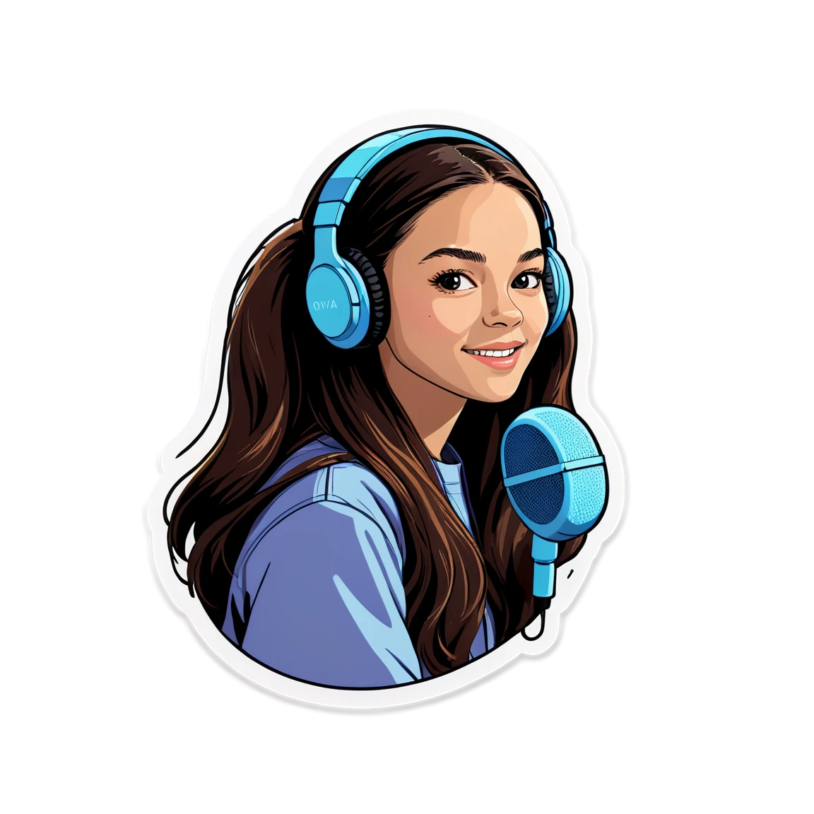 Olivia music, kid singer sticker, Olivia Rodrigo sticker