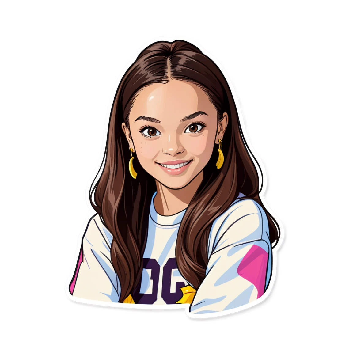 Olivia rodrigo teen, kid singer sticker, Olivia Rodrigo sticker