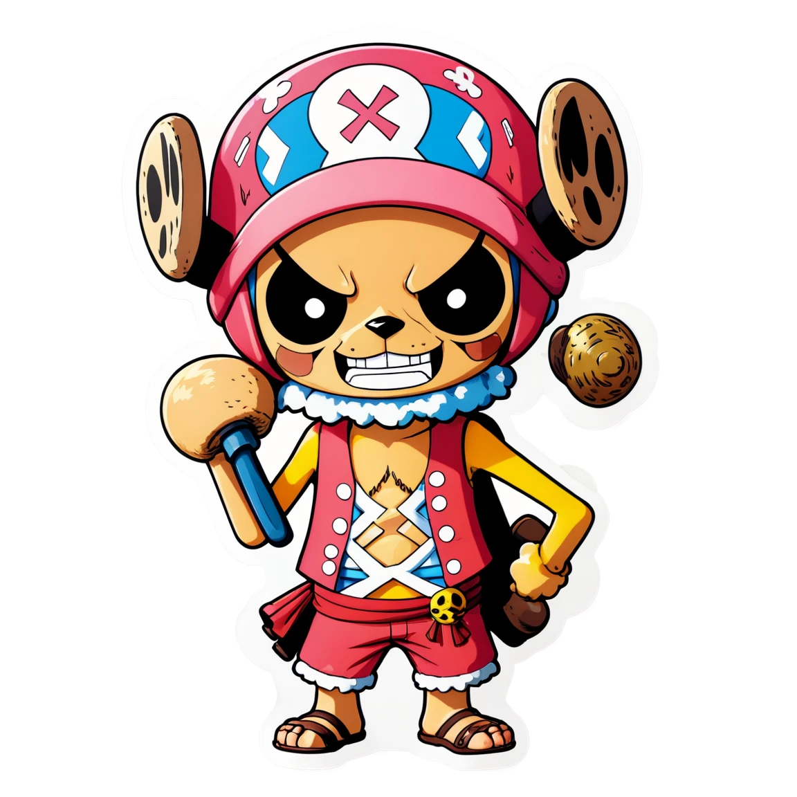 One piece sticker featuring Tony Tony Chopper