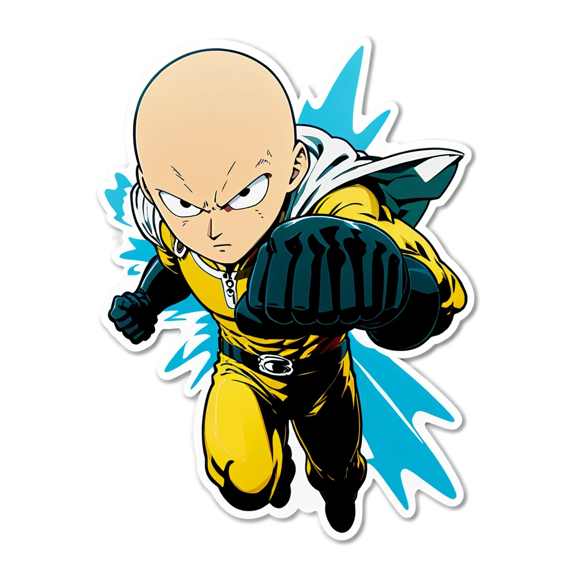 one punch man stickers example