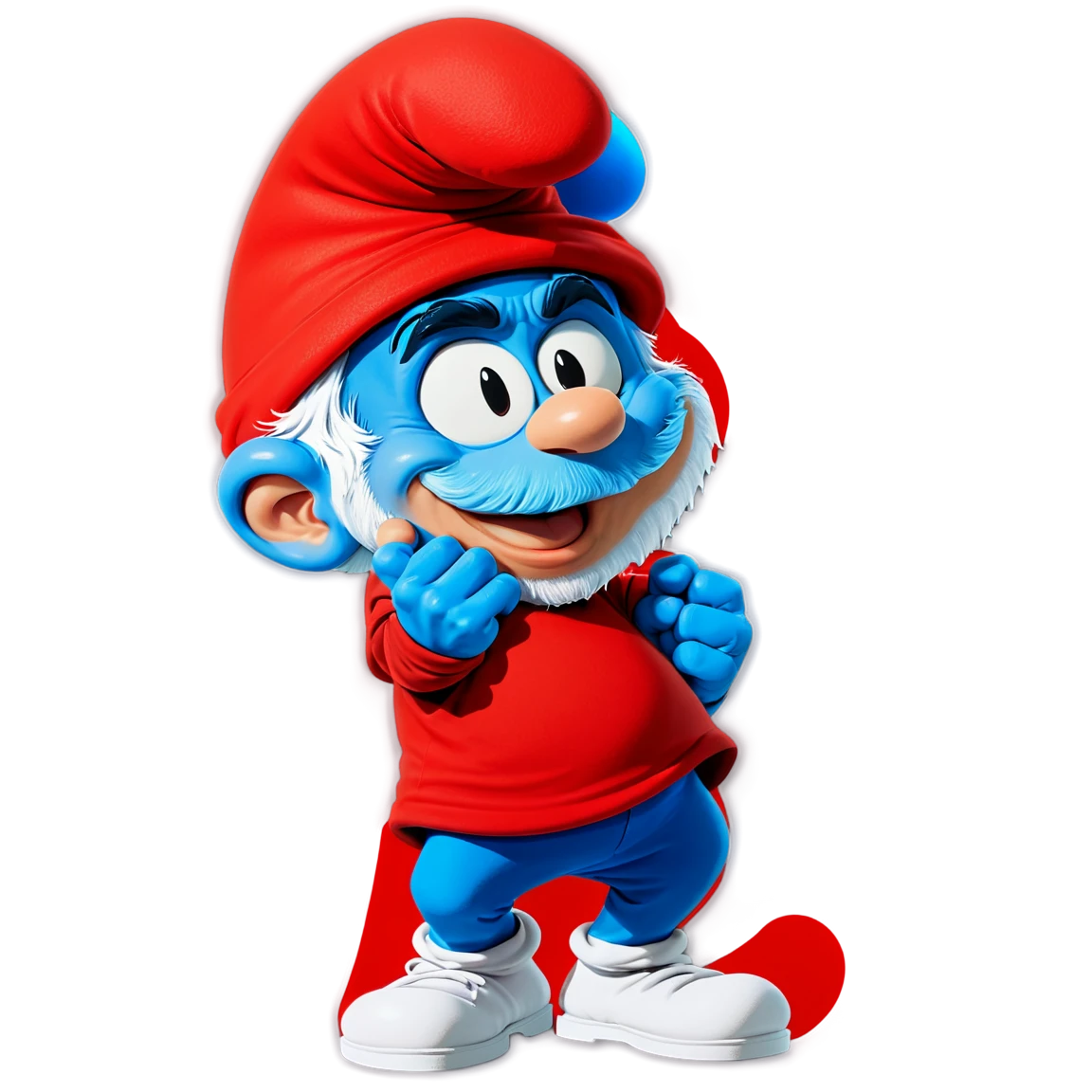 papa smurf stickers example