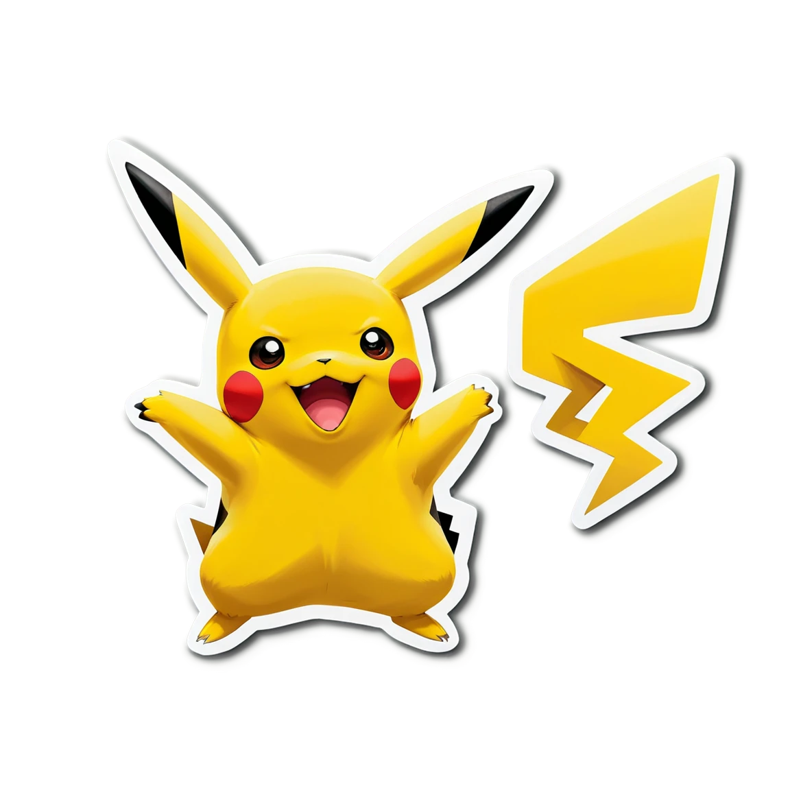 Pikachu dancing sticker