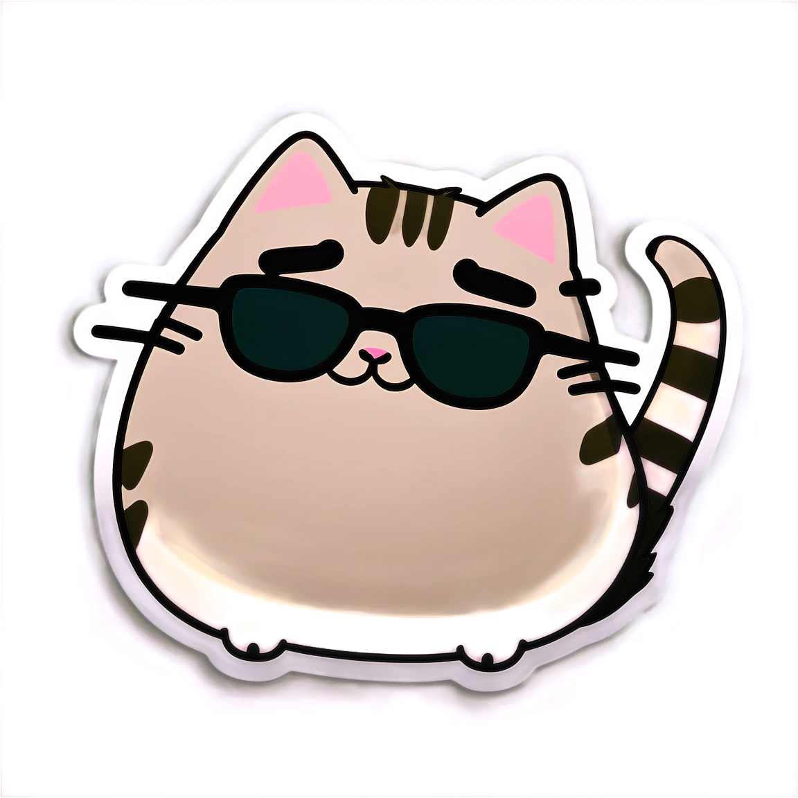 pusheen cat stickers example