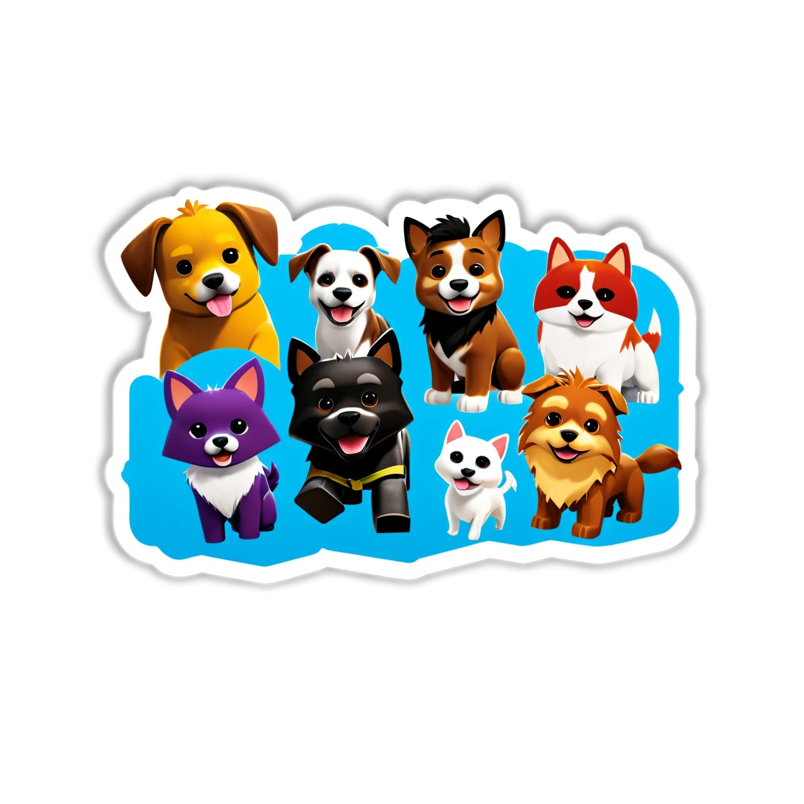 Roblox with pets, Roblox sticker