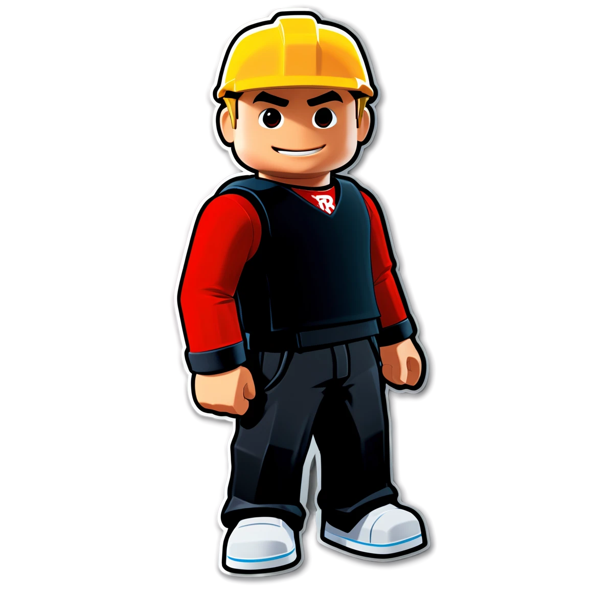 Roblox player building, Roblox sticker