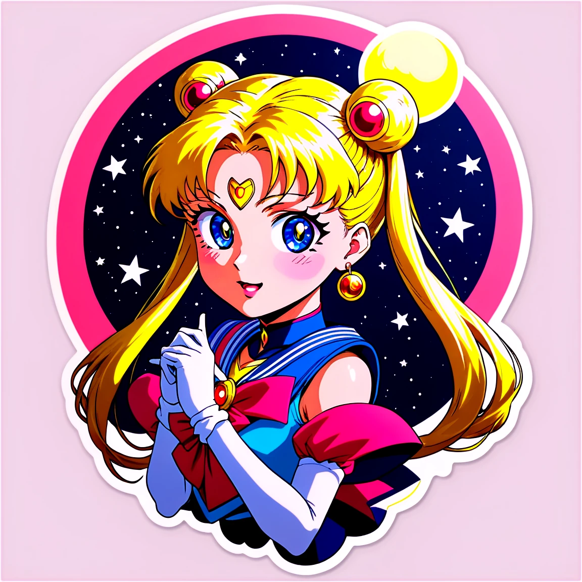 Sailor Moon in moonlight, Sailor Moon sticker