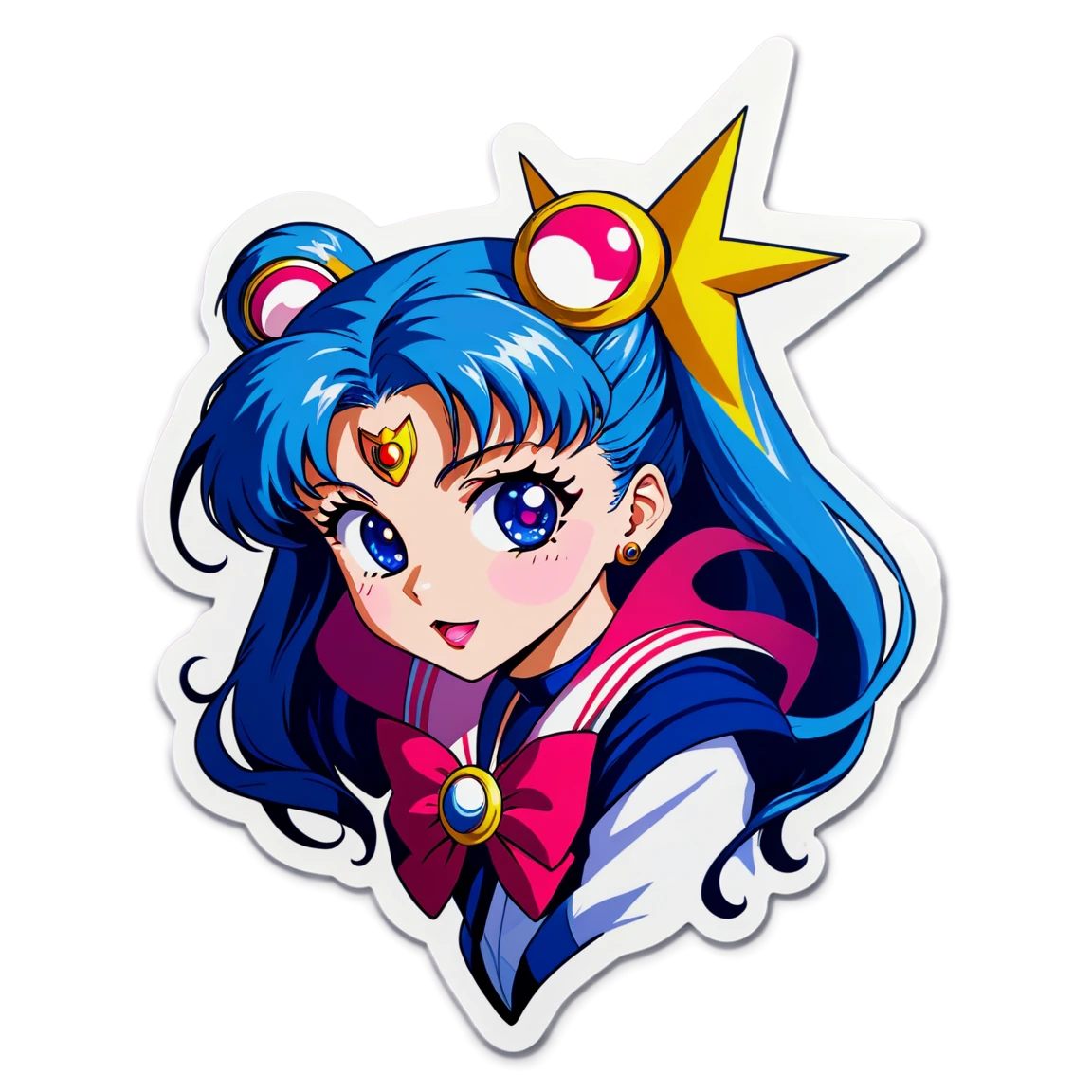 Sailor Moon with Luna, Sailor Moon sticker