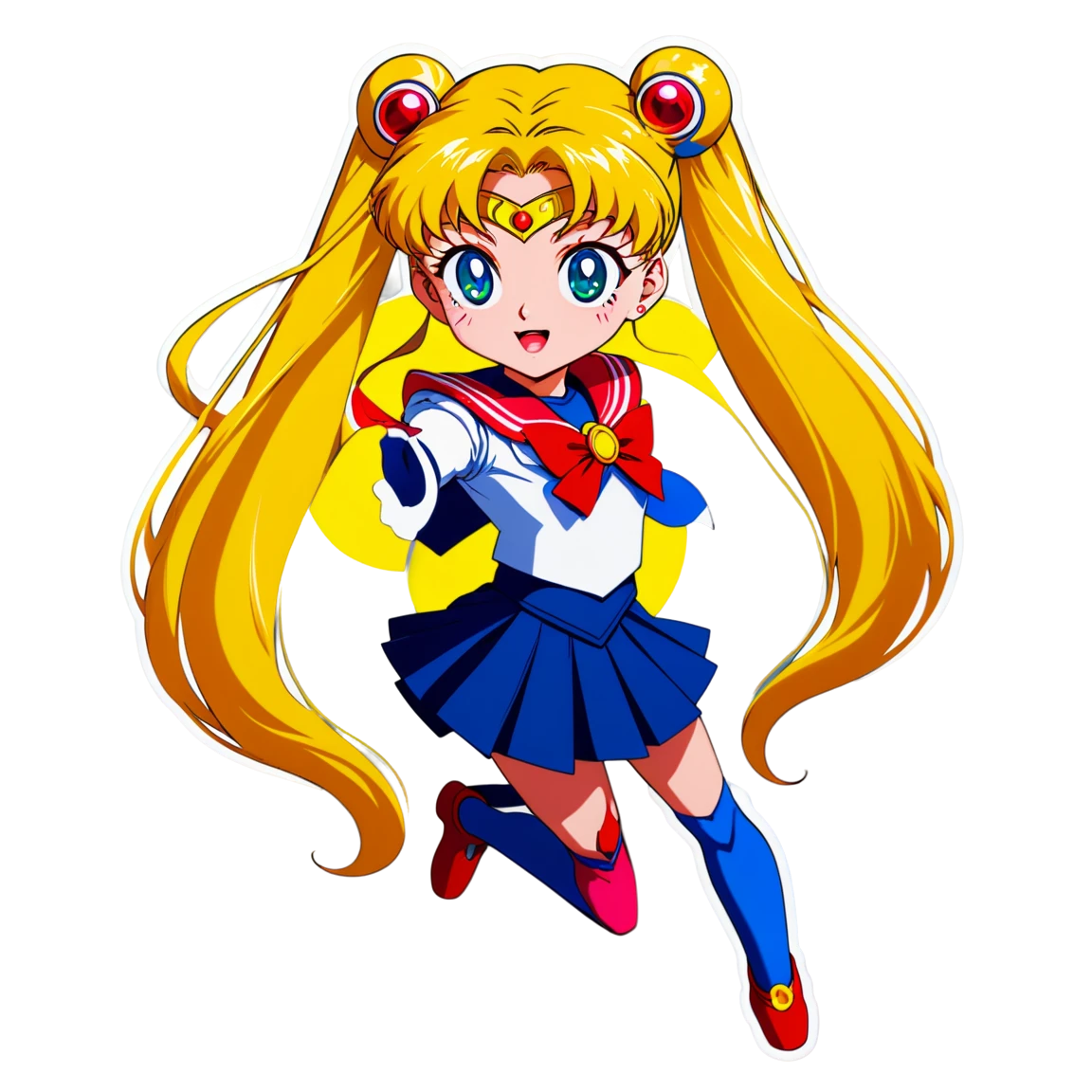 Sailor Moon in transformation, Sailor Moon sticker