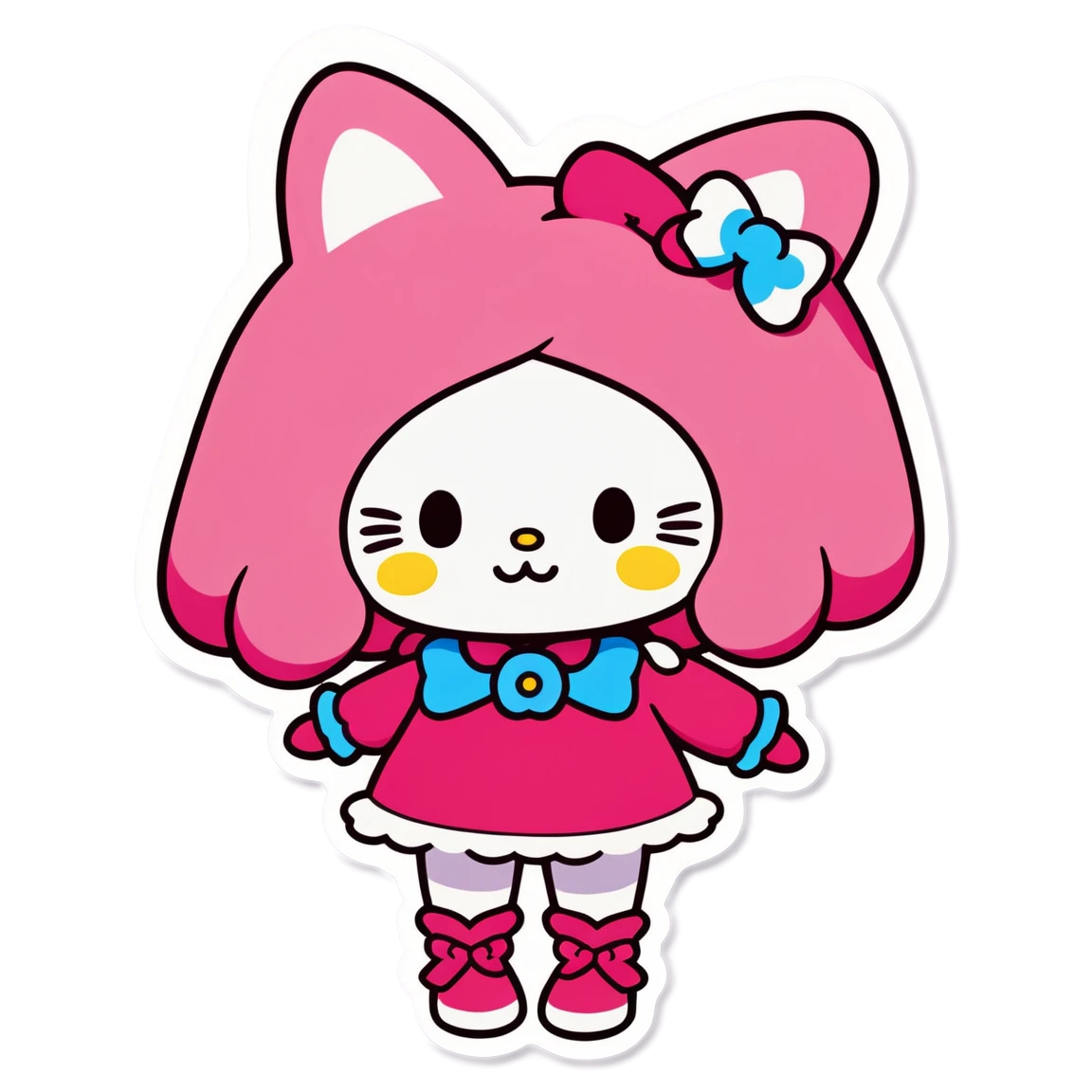 Sanrio in a kawaii outfit