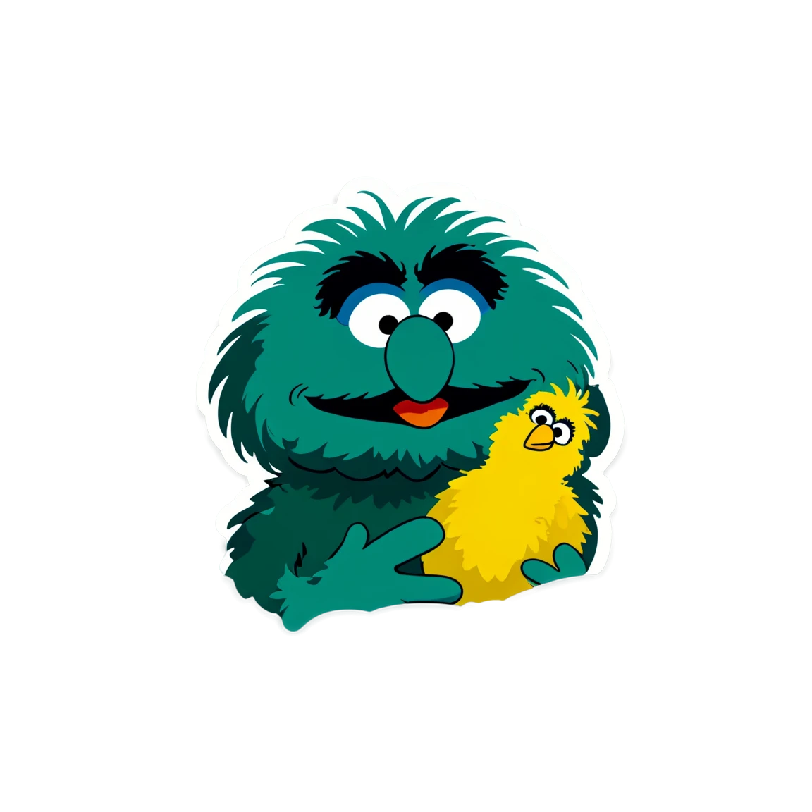 Sesame Street with Big Bird, Sesame Street sticker