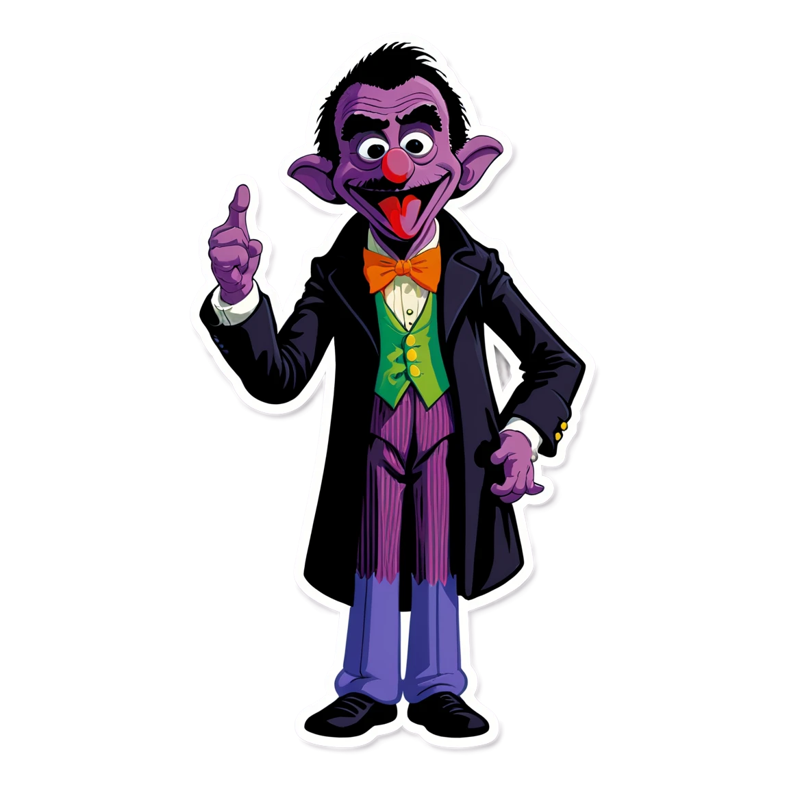 Sesame Street with Count von Count, Sesame Street sticker