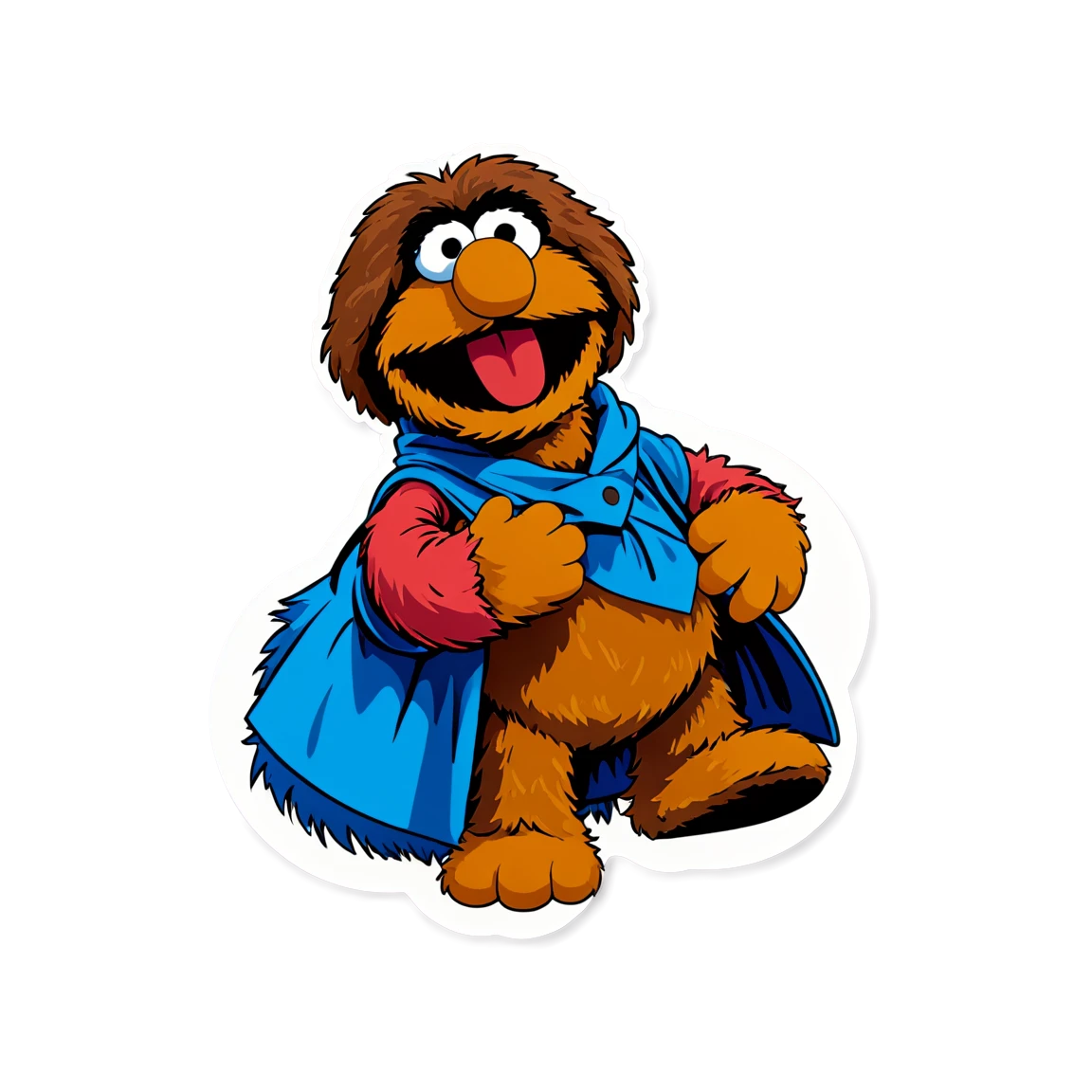 Sesame Street with Snuffy, Sesame Street sticker