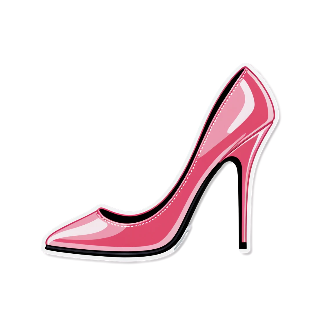 Shoe sticker, elegant heel, shoe sticker