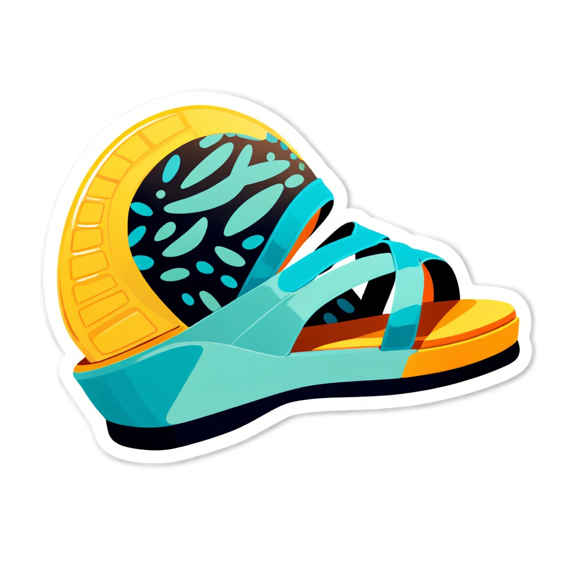 Shoe sticker, summer sandal, shoe sticker