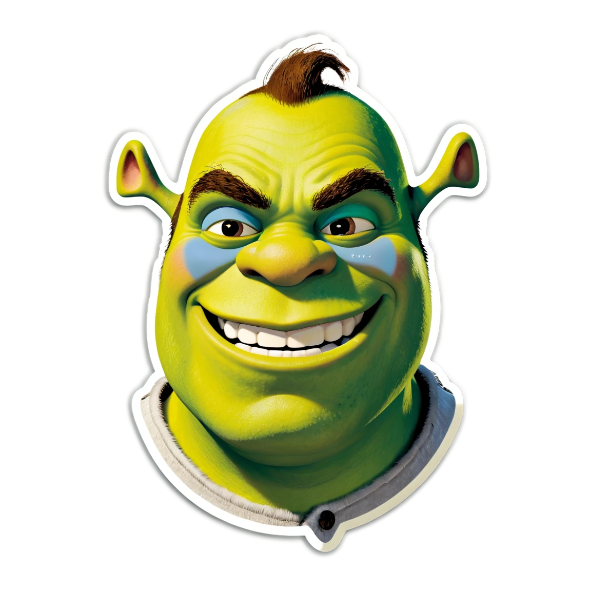 Shrek happy, Shrek sticker